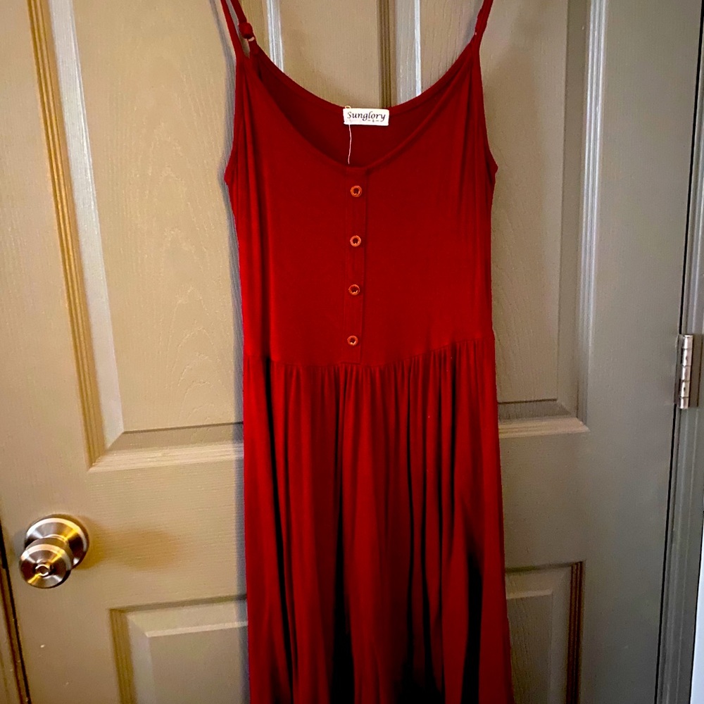 Maroon Dress
